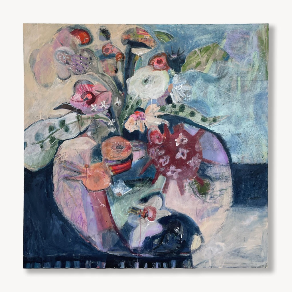 The Birds and the Flower Chatting