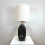 Matte Black Large Non-Dual Sculptural Lamp