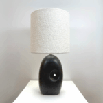 Matte Black Medium Non-Dual Sculptural Lamp