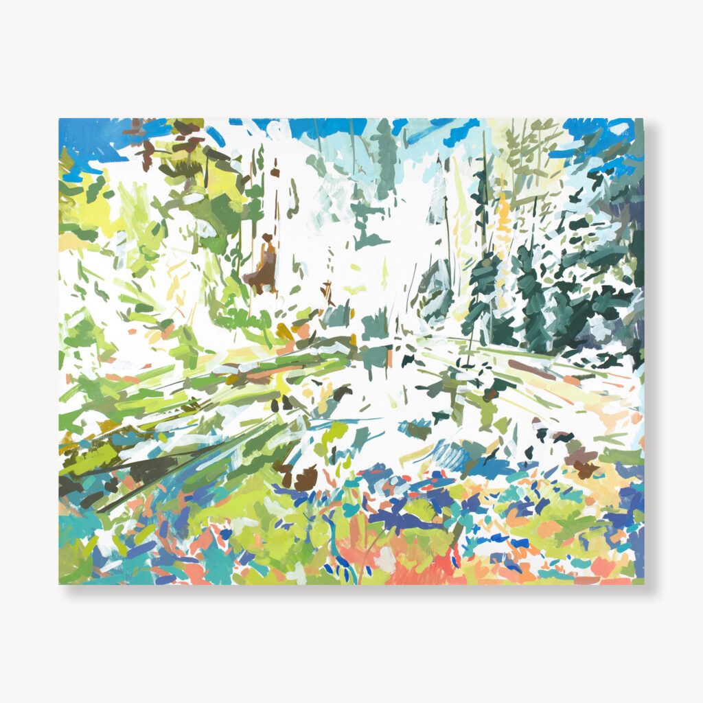 Road Through The Woods (After Cezanne)