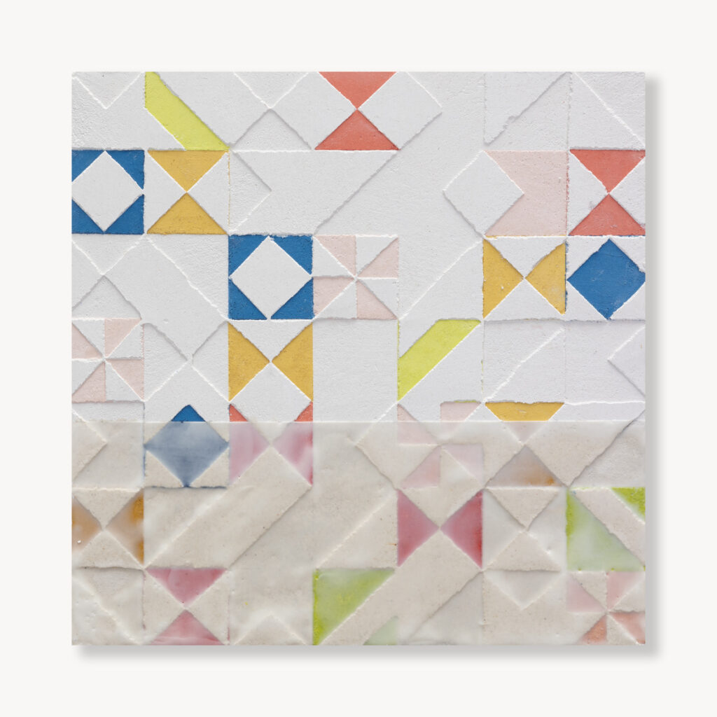Colored Quilt Dipped