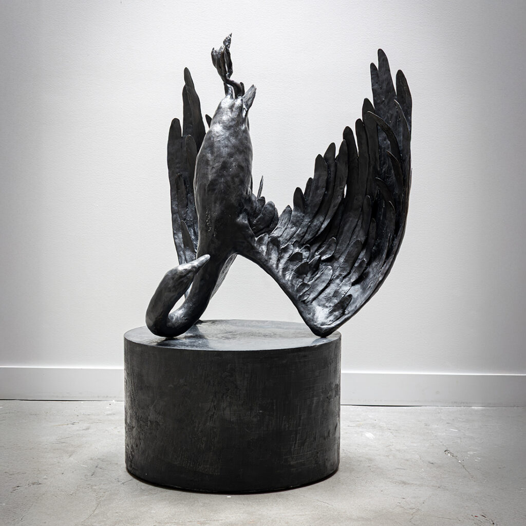 Fin: A Swan’s Descent and an Artist’s Arrival