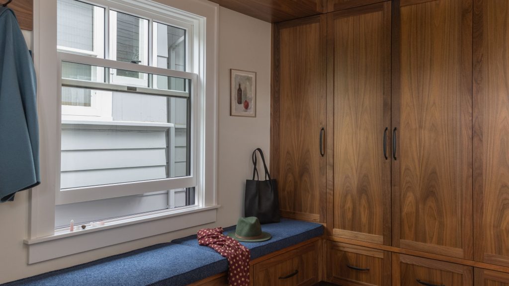 image of entry way with small art on the wall
