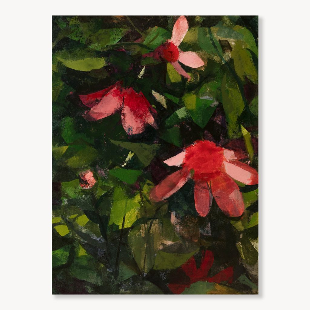 Red Dahlias