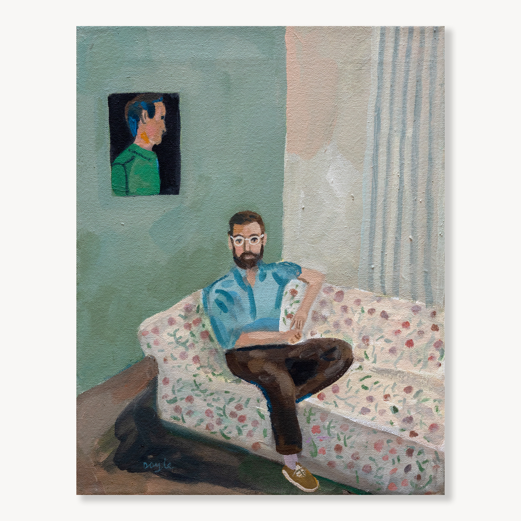 In Lounge with Self Portrait - Image 1